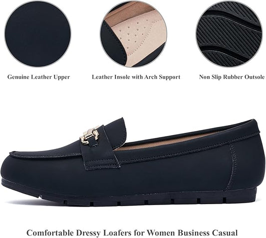 Genuine Leather Women's Loafers